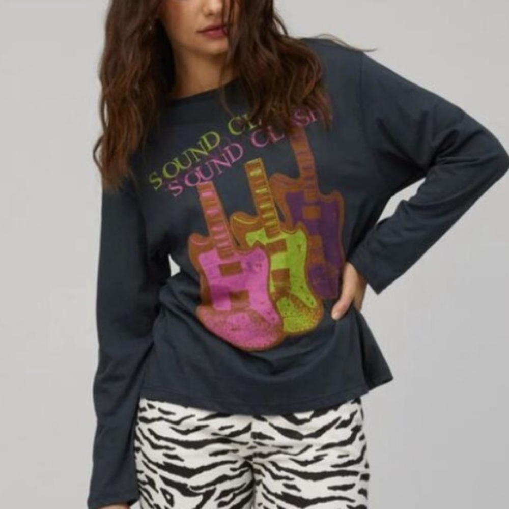 Daydreamer Sound Clash Long Sleeve Tee, size XS NWT